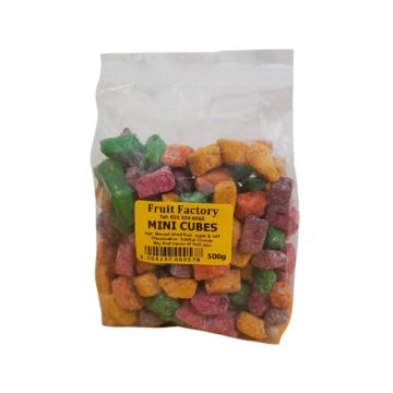 Picture of FRUIT FACTORY FRUIT CUBES MINI  500g