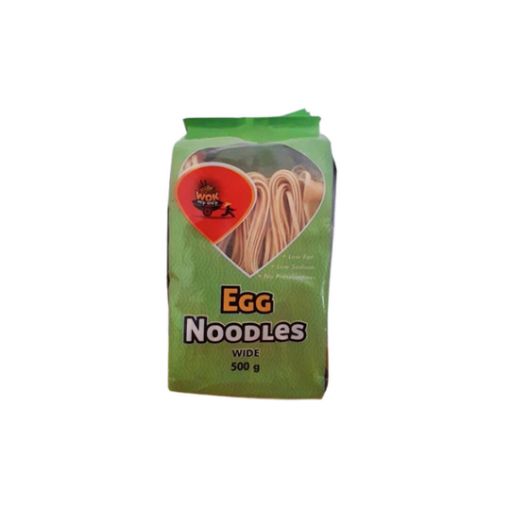 Picture of MRS MA EGG NOODLES BROAD GREEN PACK  500g