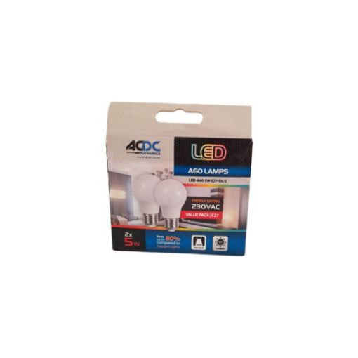 Picture of ACDC LED LAMP A60 5W E27 DL/2  each