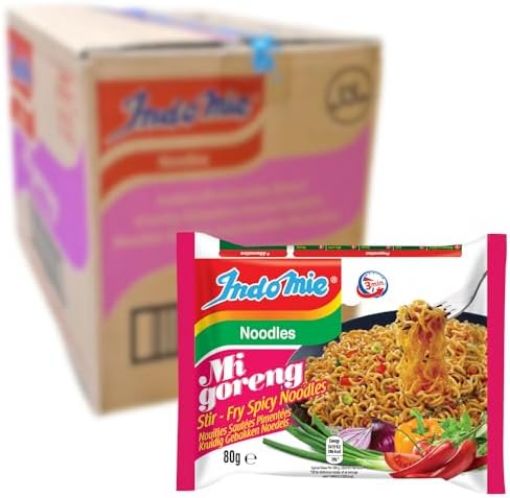 Picture of INDOMIE INSTANT NOODLES MI GORENG HOT & SPICY  40 x 80g x 40