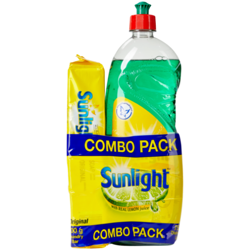 Picture of SUNLIGHT LIQUID 750ML + LAUNDRY SOAP 500G COMBO  each