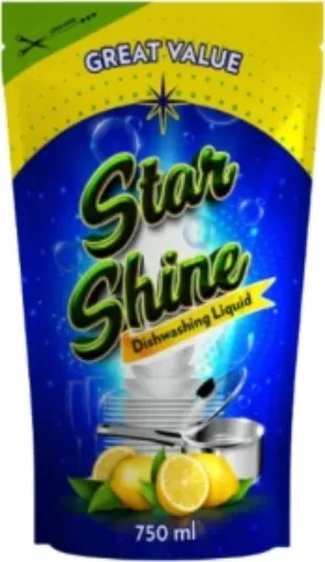 Picture of STAR SHINE DISHWASHING LIQUID REFILL POUCH  750ml