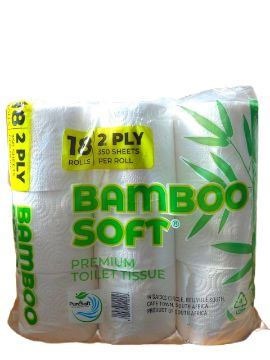 Picture of BAMBOO SOFT PREMIUM TOILET PAPER 2PLY 18`s