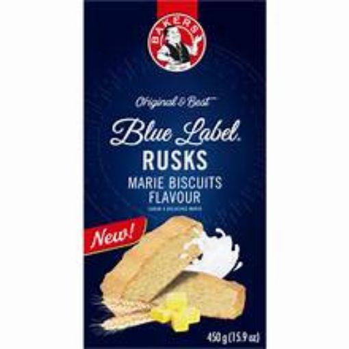 Picture of BAKERS BLUE LABLE RUSKS MARIE  450g