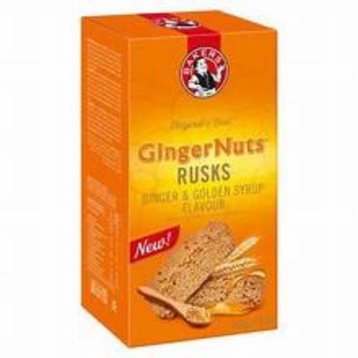 Picture of BAKERS RUSKS GINGER NUTS  450g