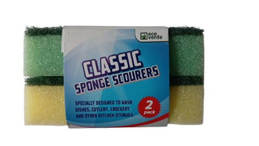 Picture of ECO VERDE SCOURERS SPONGES CLASSIC 2`s