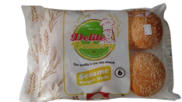 Picture of DELITE SESAME SEED BURGER ROLLS 6`s