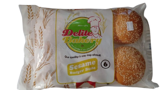 Picture of DELITE SESAME SEED BURGER ROLLS 6`s