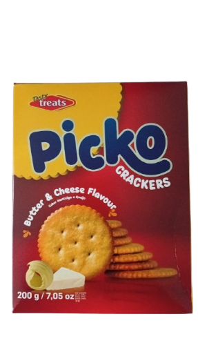 Picture of TASTY TREATS PICO CRACKERS BUTTER CHEESE 200g