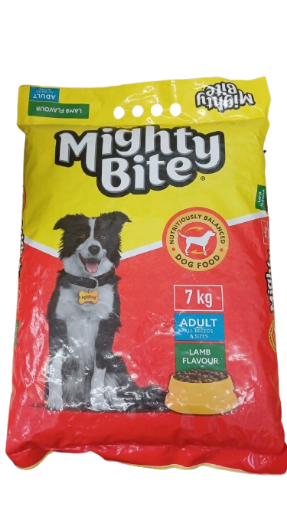 Picture of MIGHTY BITE DOG FOOD LAMB FLAVOUR 7kg